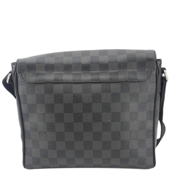 LOUIS VUITTON District PM Messenger Damier Graphite Messenger Bag Black