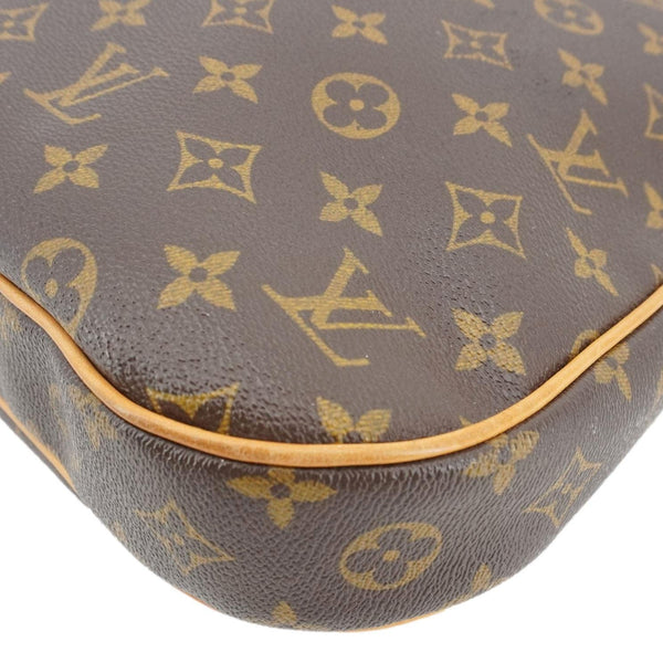 LOUIS VUITTON Odeon Monogram Canvas Shoulder Bag Brown