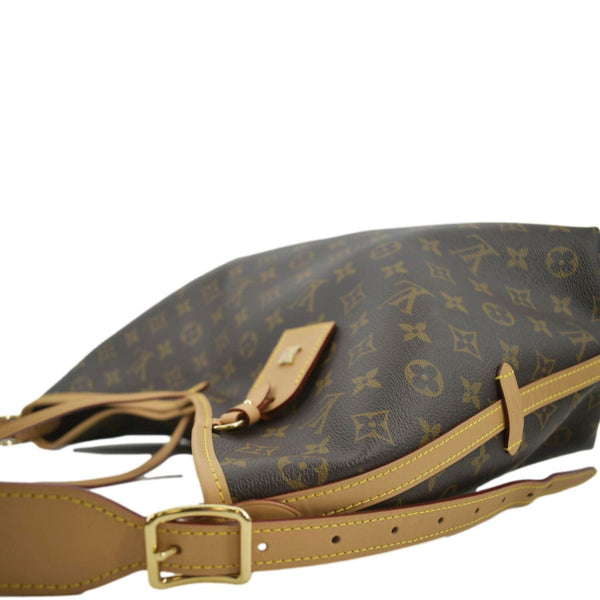 LOUIS VUITTON Carryall MM Monogram Canvas Shoulder Bag Brown