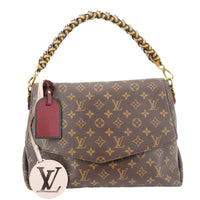 LOUIS VUITTON Beaubourg MM Monogram Canvas Shoulder Bag Brown