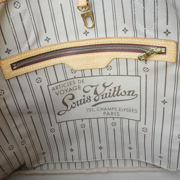 LOUIS VUITTON Neverfull GM Monogram Canvas Tote Bag Brown