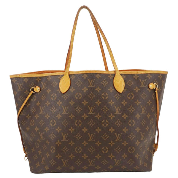 LOUIS VUITTON Neverfull GM Monogram Canvas Tote Bag Brown