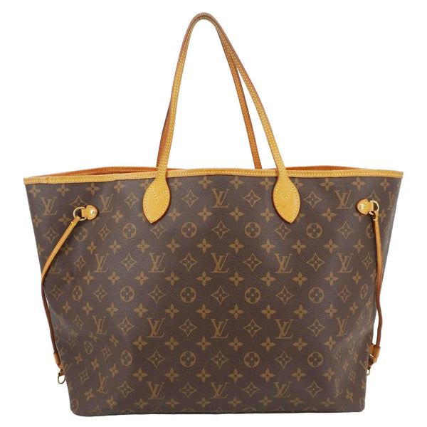 LOUIS VUITTON Neverfull GM Monogram Canvas Tote Bag Brown