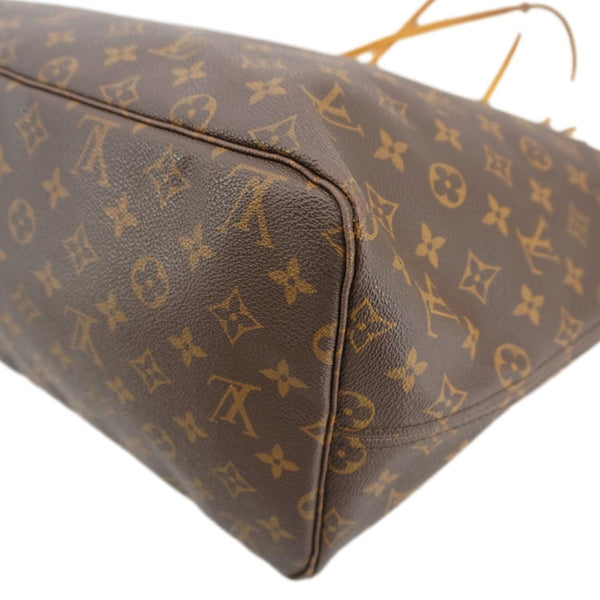 LOUIS VUITTON Neverfull GM Monogram Canvas Tote Bag Brown