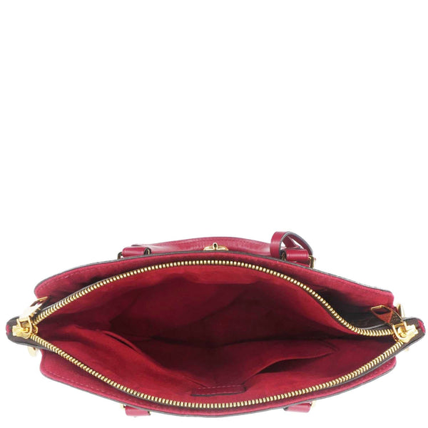 LOUIS VUITTON Flower Zipped PM Monogram Canvas Tote Bag Lie De Vin