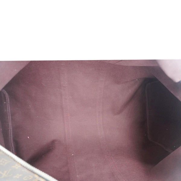 LOUIS VUITTON Keepall Bandouliere 55 Monogram Canvas Travel Bag Black