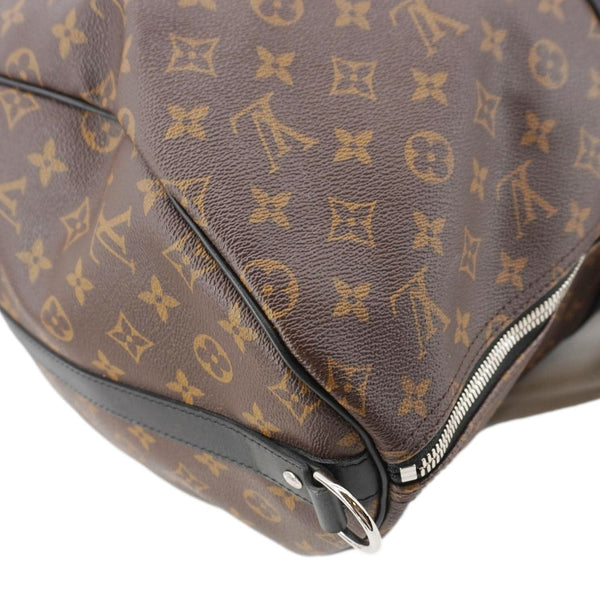 LOUIS VUITTON Keepall Bandouliere 55 Monogram Canvas Travel Bag Black