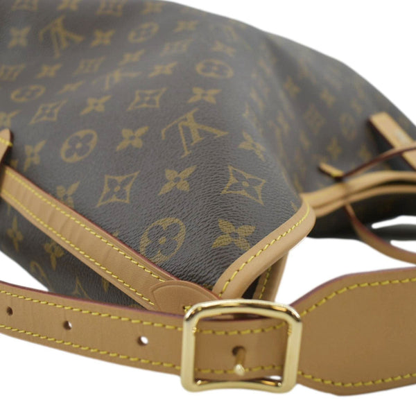 LOUIS VUITTON Carryall MM Monogram Canvas Shoulder Bag Brown