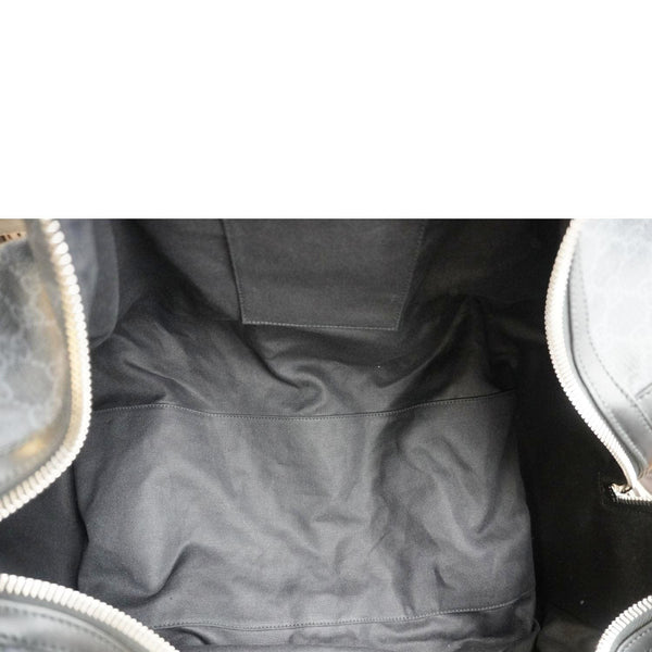 GUCCI Carry-On Large Soft GG Supreme Canvas Duffle Bag Black 478323