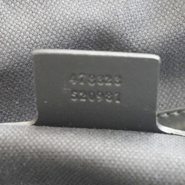 GUCCI Carry-On Large Soft GG Supreme Canvas Duffle Bag Black 478323