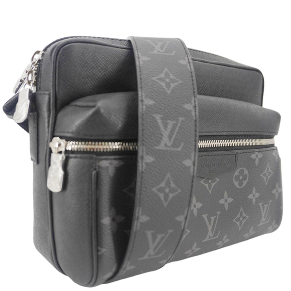 LOUIS VUITTON Outdoor Monogram Eclipse Messenger Bag Black