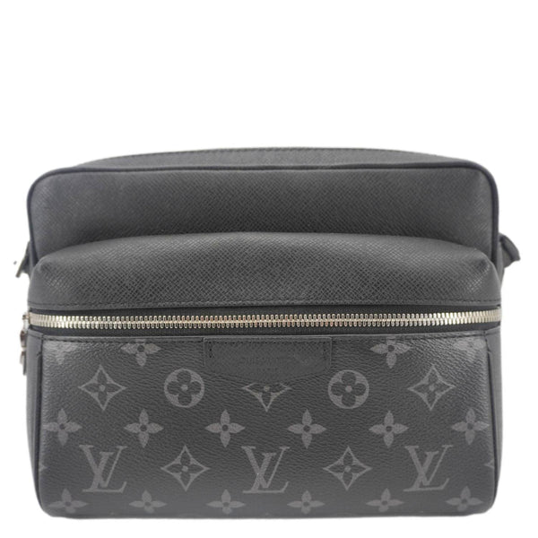 LOUIS VUITTON Outdoor Monogram Eclipse Messenger Bag Black