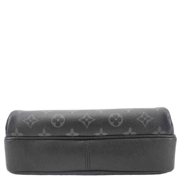 LOUIS VUITTON Outdoor Monogram Eclipse Messenger Bag Black