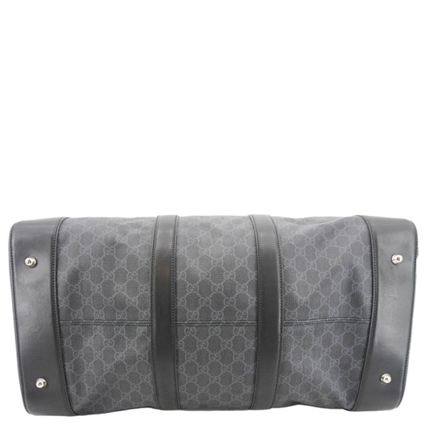 GUCCI Carry-On Large Soft GG Supreme Canvas Duffle Bag Black 478323