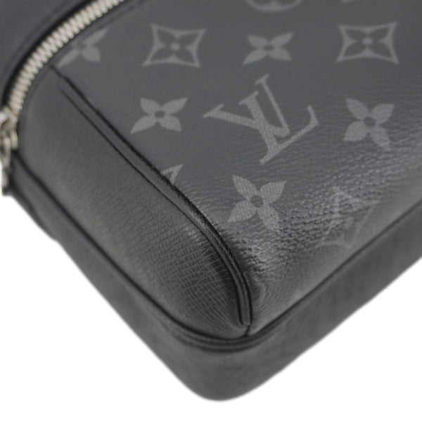 LOUIS VUITTON Outdoor Monogram Eclipse Messenger Bag Black