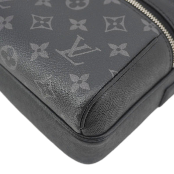 LOUIS VUITTON Outdoor Monogram Eclipse Messenger Bag Black