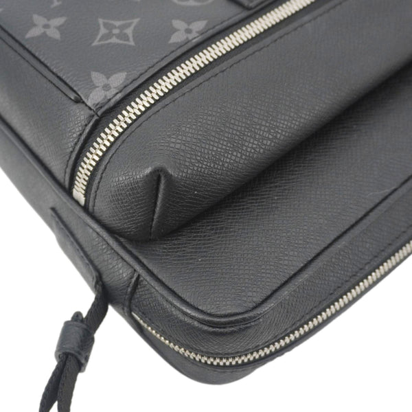 LOUIS VUITTON Outdoor Monogram Eclipse Messenger Bag Black