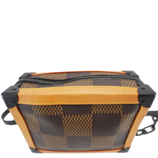 LOUIS VUITTON X NIGO Soft Trunk Giant Damier Ebene Monogram Shoulder Bag Brown