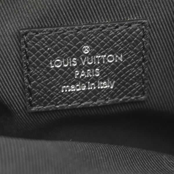 LOUIS VUITTON Outdoor Monogram Eclipse Messenger Bag Black