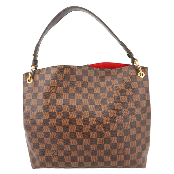 LOUIS VUITTON Graceful PM Damier Ebene Shoulder Bag Brown