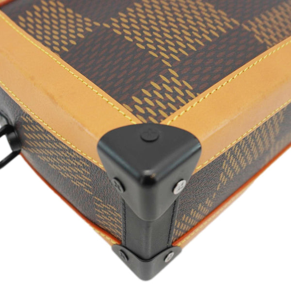 LOUIS VUITTON X NIGO Soft Trunk Giant Damier Ebene Monogram Shoulder Bag Brown