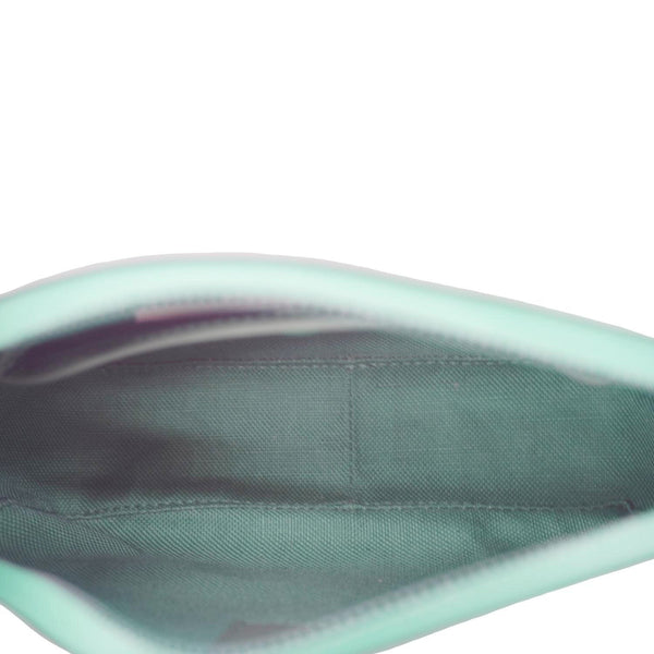 GUCCI GG Rubber-effect Leather Crossbody Bag Green 771321