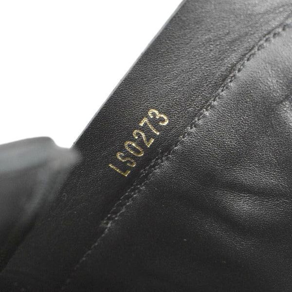 LOUIS VUITTON Westside Leather Ankle Boot Black 41