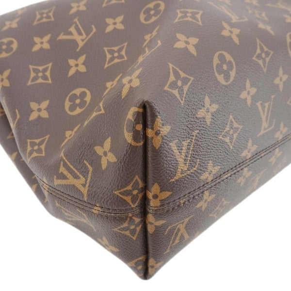 LOUIS VUITTON Graceful MM Monogram Canvas Shoulder Bag Brown