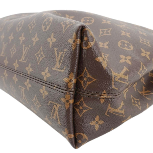 LOUIS VUITTON Graceful MM Monogram Canvas Shoulder Bag Brown
