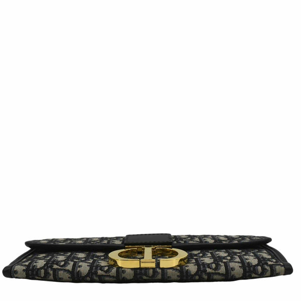 CHRISTIAN DIOR 30 Montaigne Oblique Jacquard Crossbody Clutch Blue