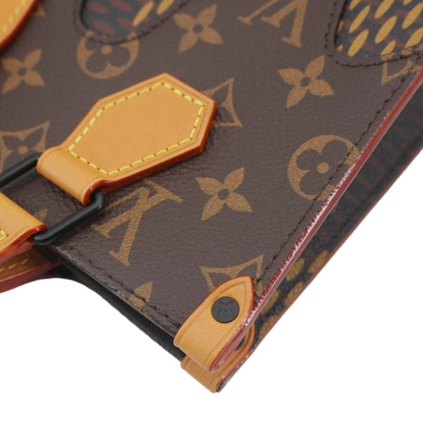 LOUIS VUITTON X NIGO Giant Damier Ebene Monogram Tote Shoulder Bag Brown