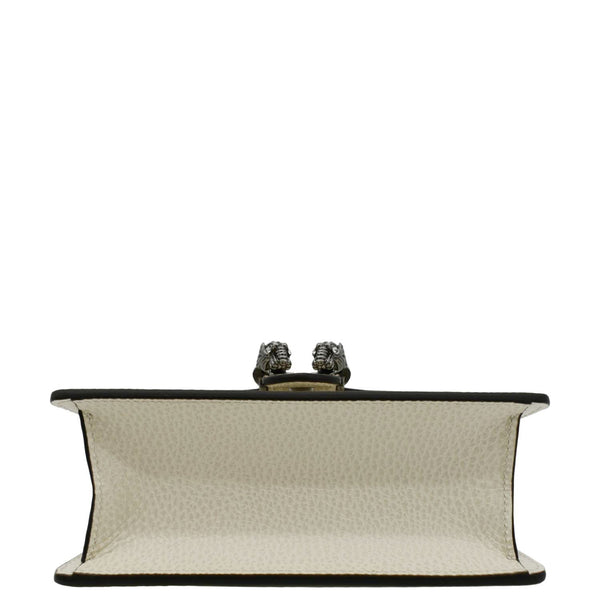 GUCCI Dionysus Mini Leather Top Handle Shoulder Bag Off White 752029