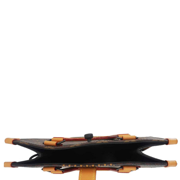 LOUIS VUITTON X NIGO Giant Damier Ebene Monogram Tote Shoulder Bag Brown