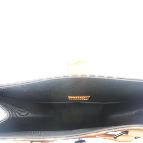 LOUIS VUITTON X NIGO Giant Damier Ebene Monogram Tote Shoulder Bag Brown