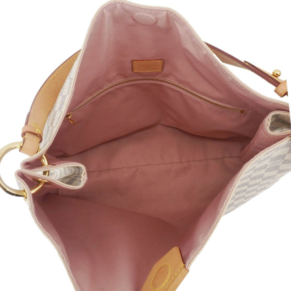 LOUIS VUITTON Graceful MM Damier Azur Hobo Shoulder Bag Rose Ballerine