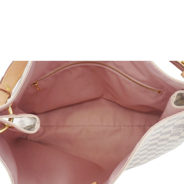 LOUIS VUITTON Graceful MM Damier Azur Hobo Shoulder Bag Rose Ballerine