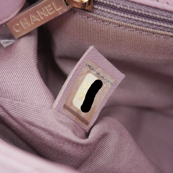 CHANEL Mademoiselle Chic Flap Quilted Lambskin Leather Crossbody Bag Pink