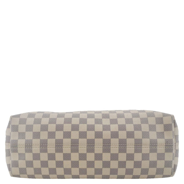 LOUIS VUITTON Graceful MM Damier Azur Hobo Shoulder Bag Rose Ballerine