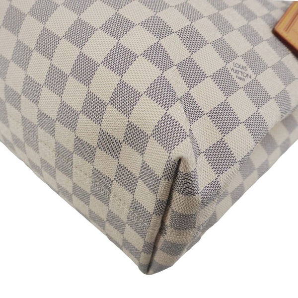 LOUIS VUITTON Graceful MM Damier Azur Hobo Shoulder Bag Rose Ballerine