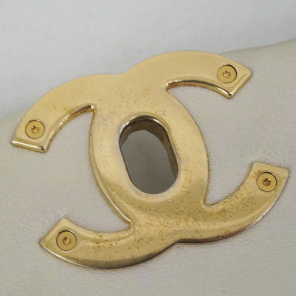 CHANEL Iridescent 19 Flap Calfskin Quilted Leather Shoulder Bag Metallic Gold