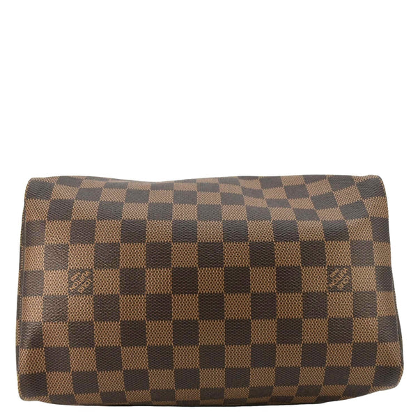 LOUIS VUITTON Speedy 25 Damier Ebene Satchel Bag Brown