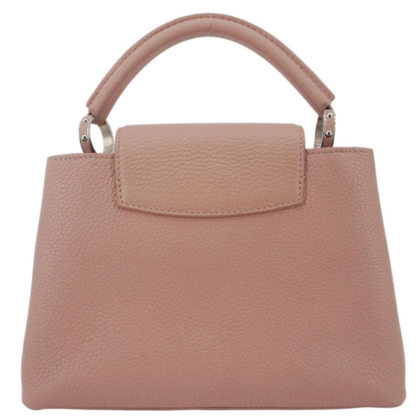 LOUIS VUITTON Capucines BB Mechanical Flowers Taurillon Leather Crossbody Bag Pink