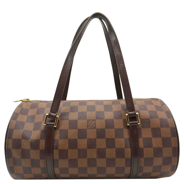 LOUIS VUITTON Papillon Damier Ebene Shoulder Bag Brown