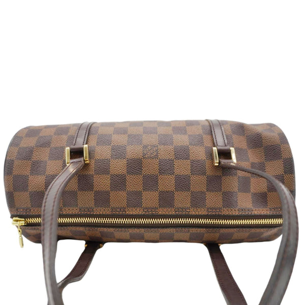 LOUIS VUITTON Papillon Damier Ebene Shoulder Bag Brown