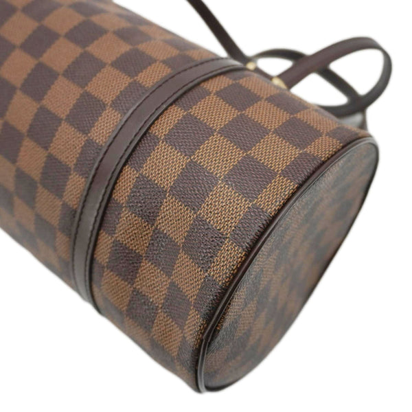 LOUIS VUITTON Papillon Damier Ebene Shoulder Bag Brown