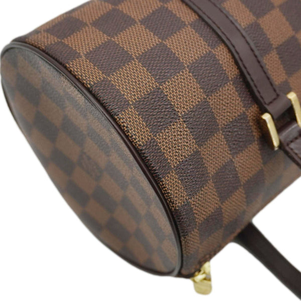LOUIS VUITTON Papillon Damier Ebene Shoulder Bag Brown