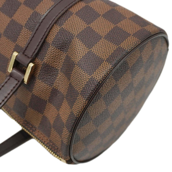 LOUIS VUITTON Papillon Damier Ebene Shoulder Bag Brown