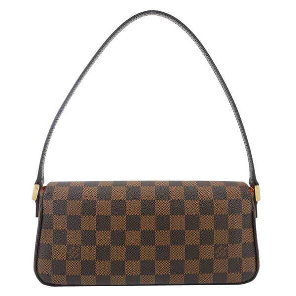 LOUIS VUITTON Recoleta Damier Ebene Brown Shoulder Bag Brown