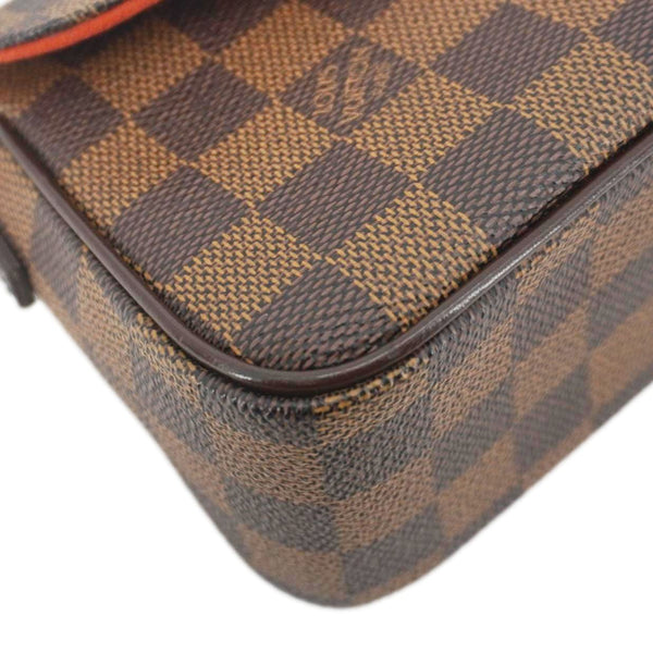 LOUIS VUITTON Recoleta Damier Ebene Brown Shoulder Bag Brown