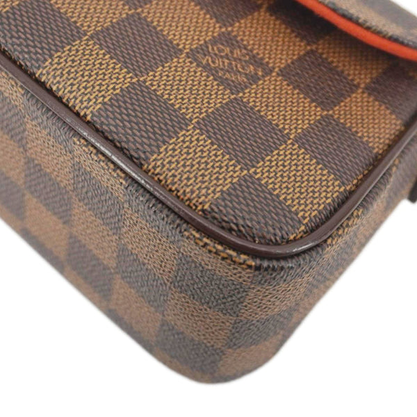 LOUIS VUITTON Recoleta Damier Ebene Brown Shoulder Bag Brown